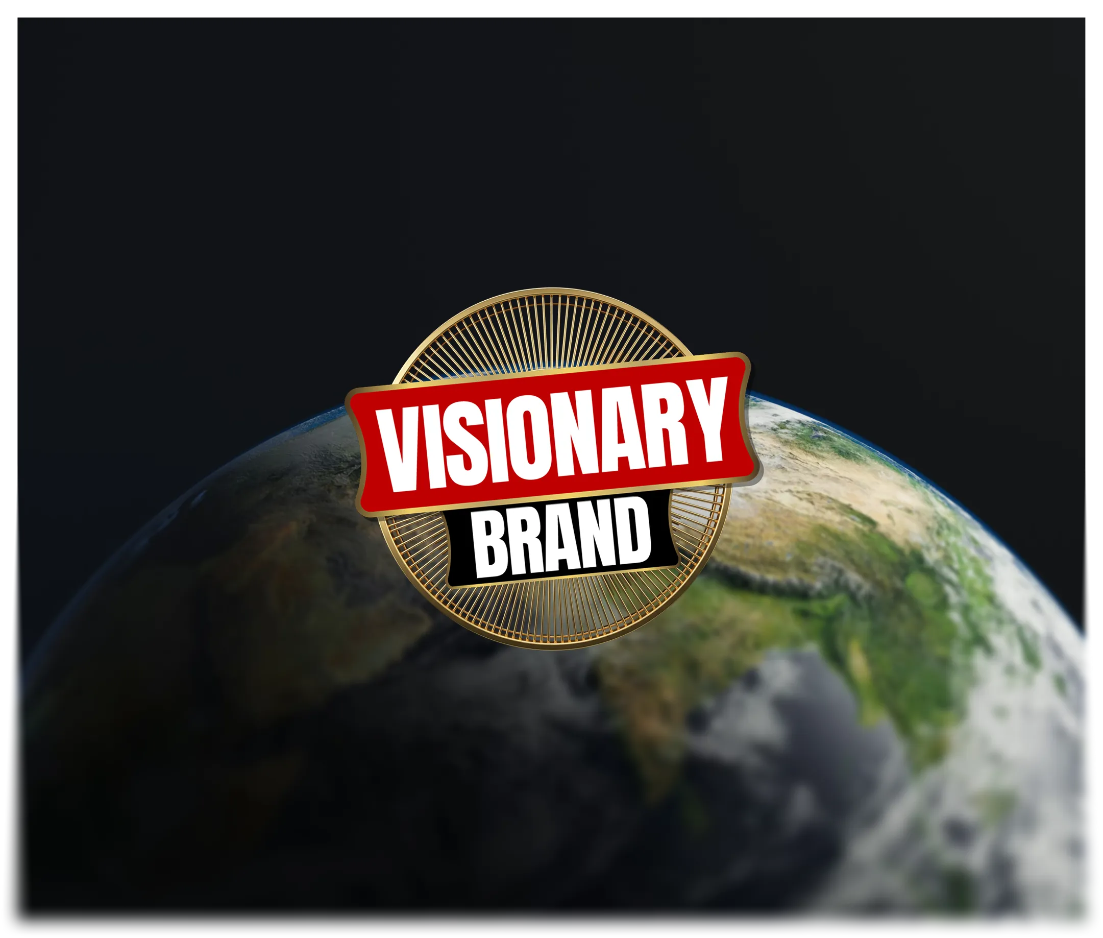 Visionary Brand Logo on Globe - Global Trust Standard